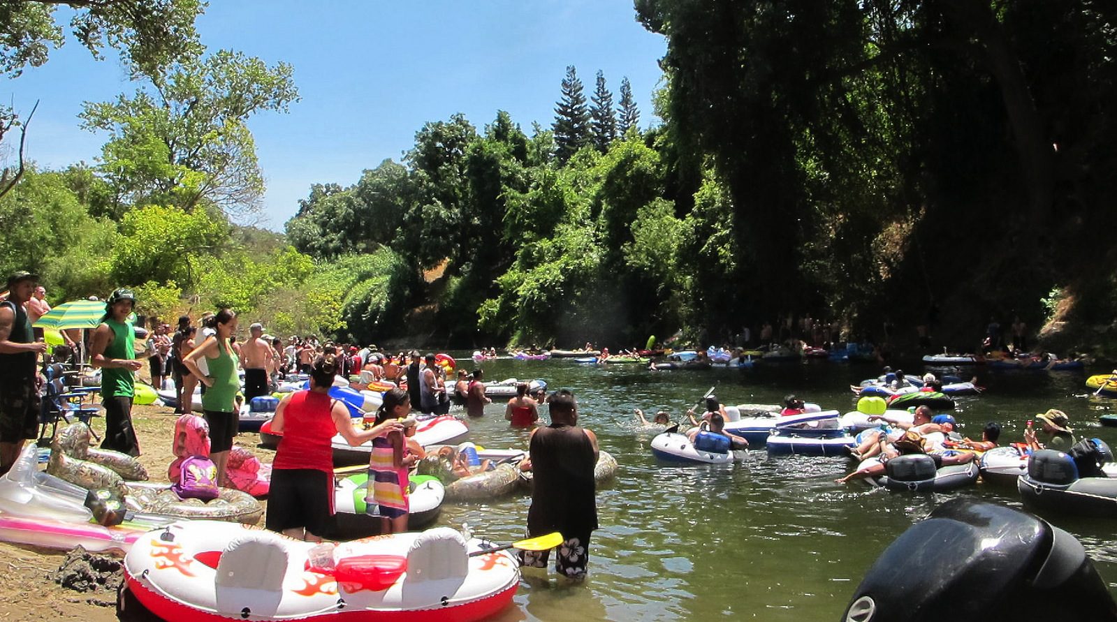 Pirate Float on the Stanislaus River