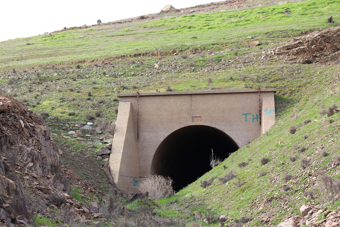 Old Train Tunnel at Lake McClure