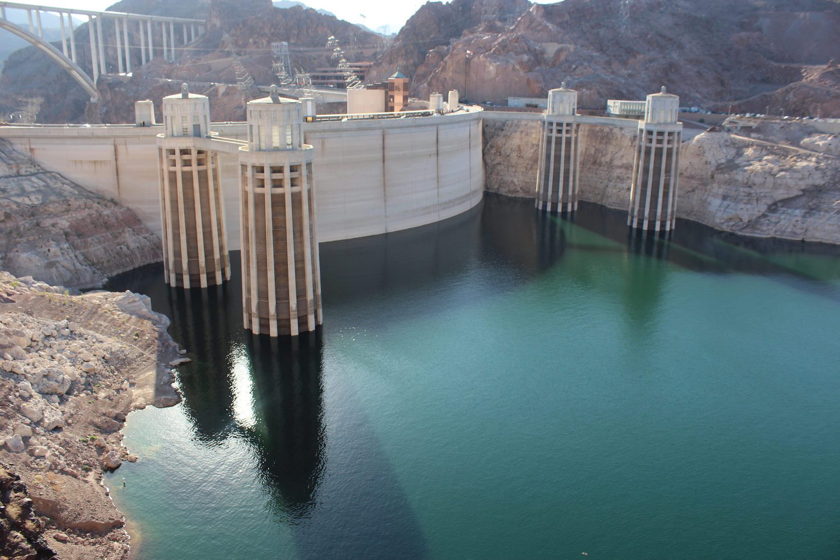 Hoover Dam Intake Towers on the Colorado River
