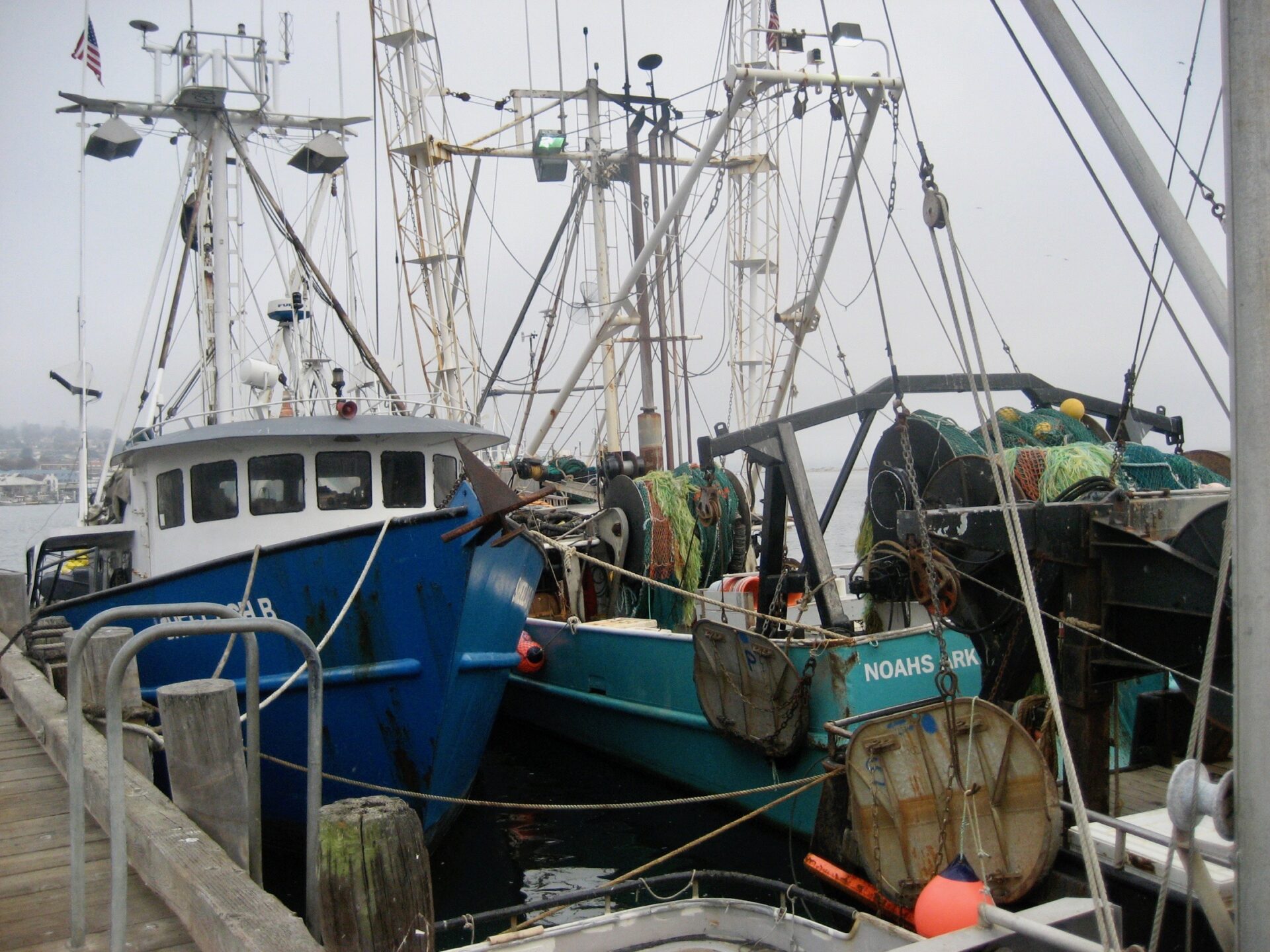 Commercial fishing boats