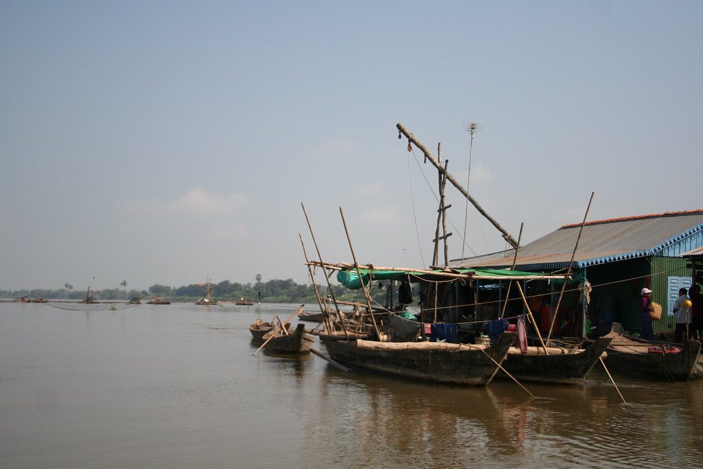 Dai net fishery in Cambodia