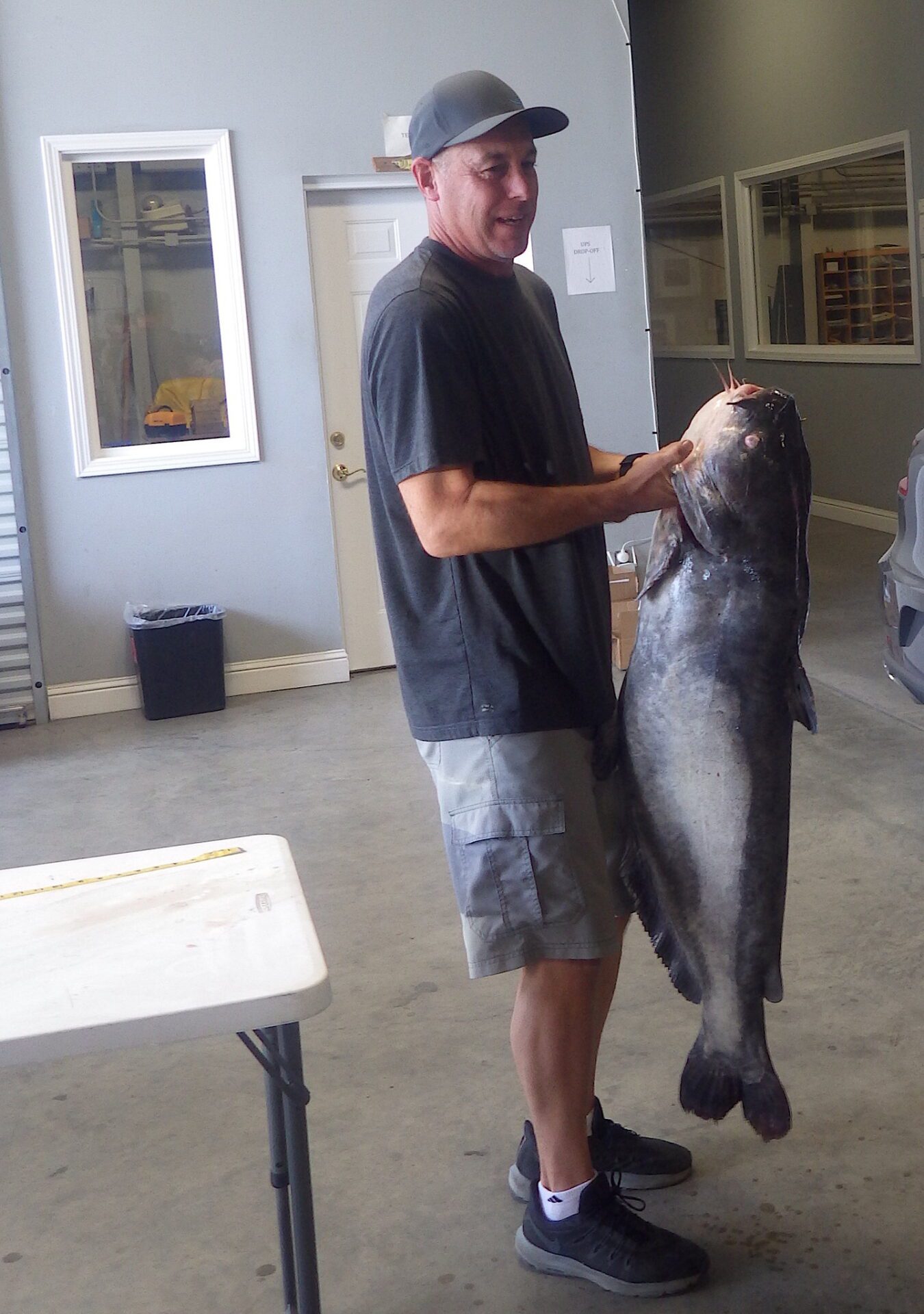 Weighing fish, FISHBIO