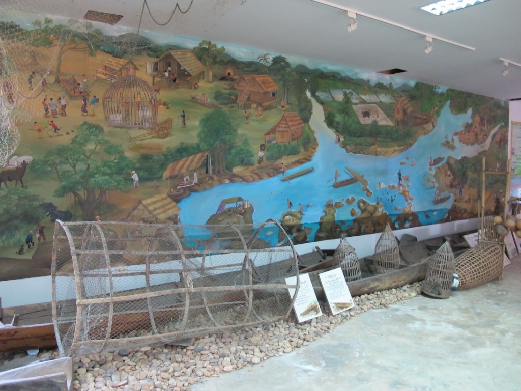 Fishing display at the Pak Moun Museum