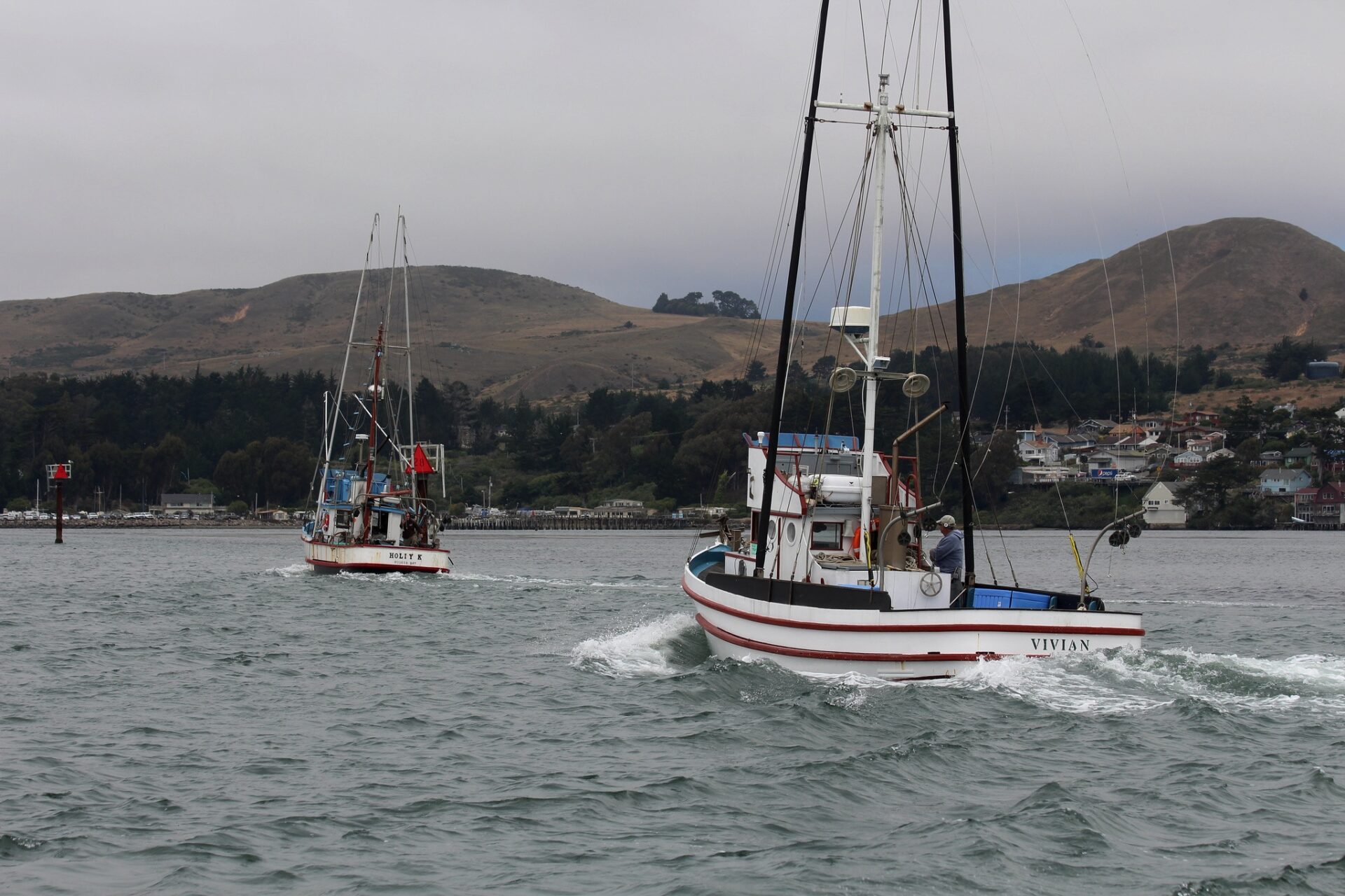 Commerical Salmon Fishing Boats