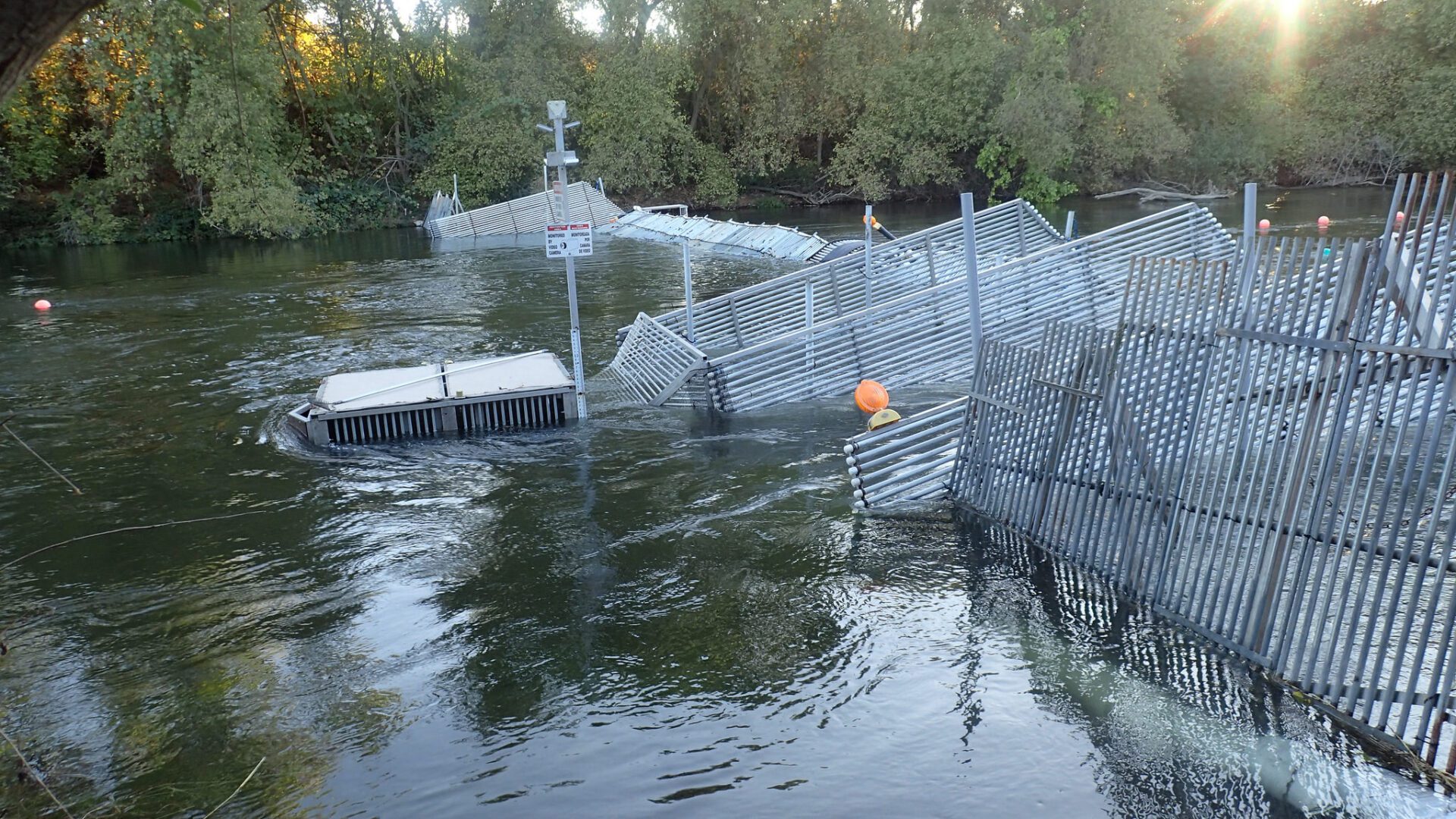 High Flow at the Stanislaus Weir