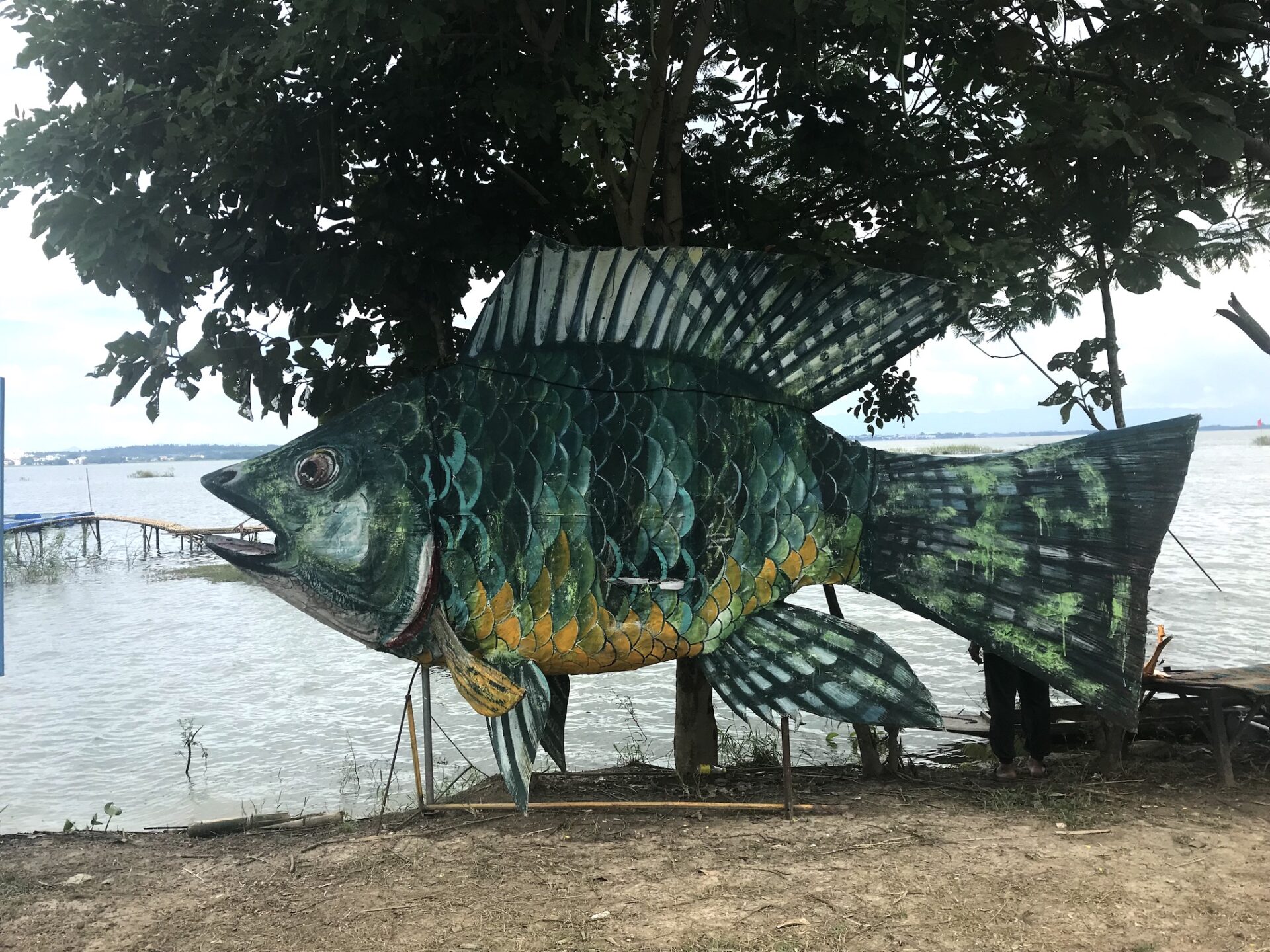 Fish statue Thailand