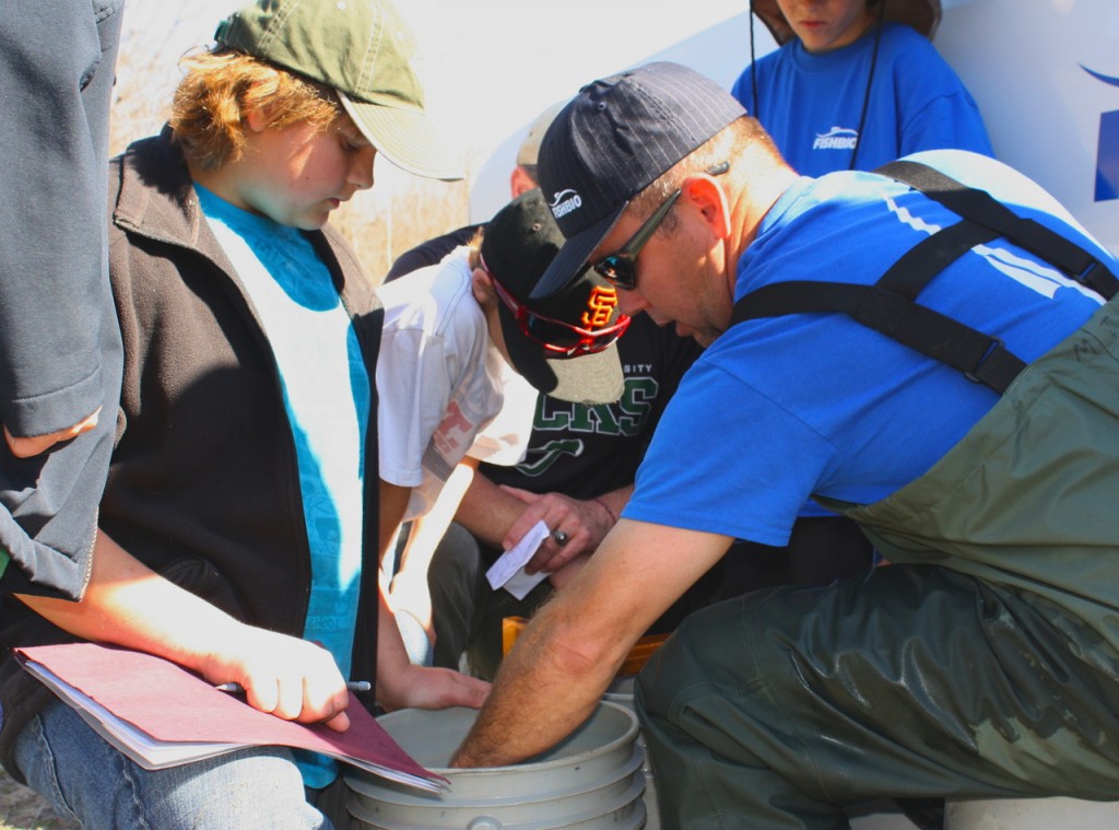 Seining demonstration